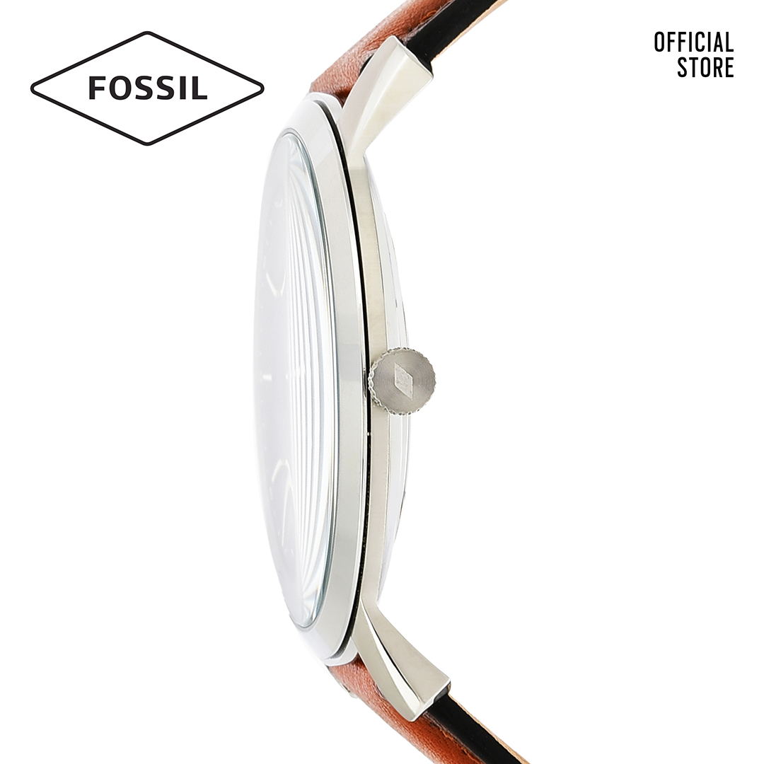 Đồng hồ nam FOSSIL dây da Minimalist 3H FS5304 - màu nâu