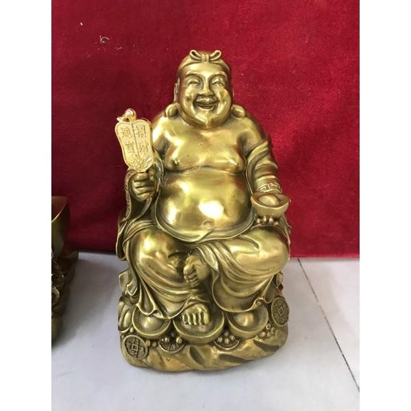 Tượng Thần Tài Thổ Địa Bằng Đồng cao 21cm