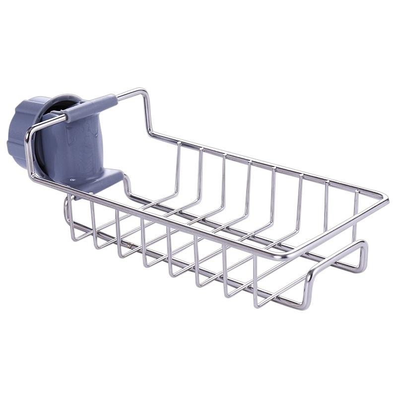 Kệ Inox Gắn Vòi Treo Bồn Rửa Chén, Xà Phòng Tiện Lợi, Kệ Đựng Đồ Rửa Chén, Kệ Treo Vòi - PucaMart