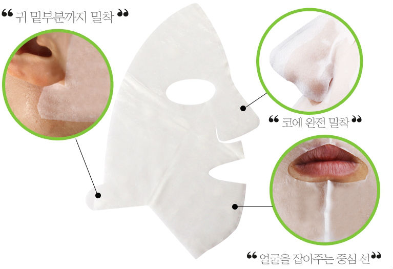 Bộ 10 Gói Mặt Nạ Nuôi Dưỡng Da 3D Foodaholic Green Gram Natural Essence Mask 23ml x10