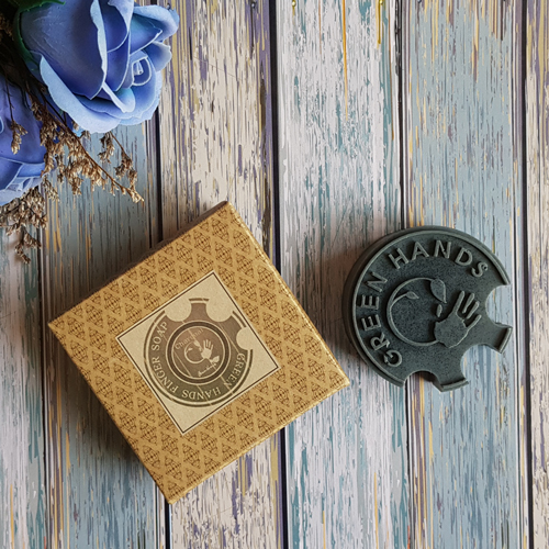 Xà phòng handmade FINGER SOAP than hoạt tính làm sạch sâu, giảm viêm nang lông, chống trơn - FINGER SOAP CHARCOAL ECOLIFE KOREA