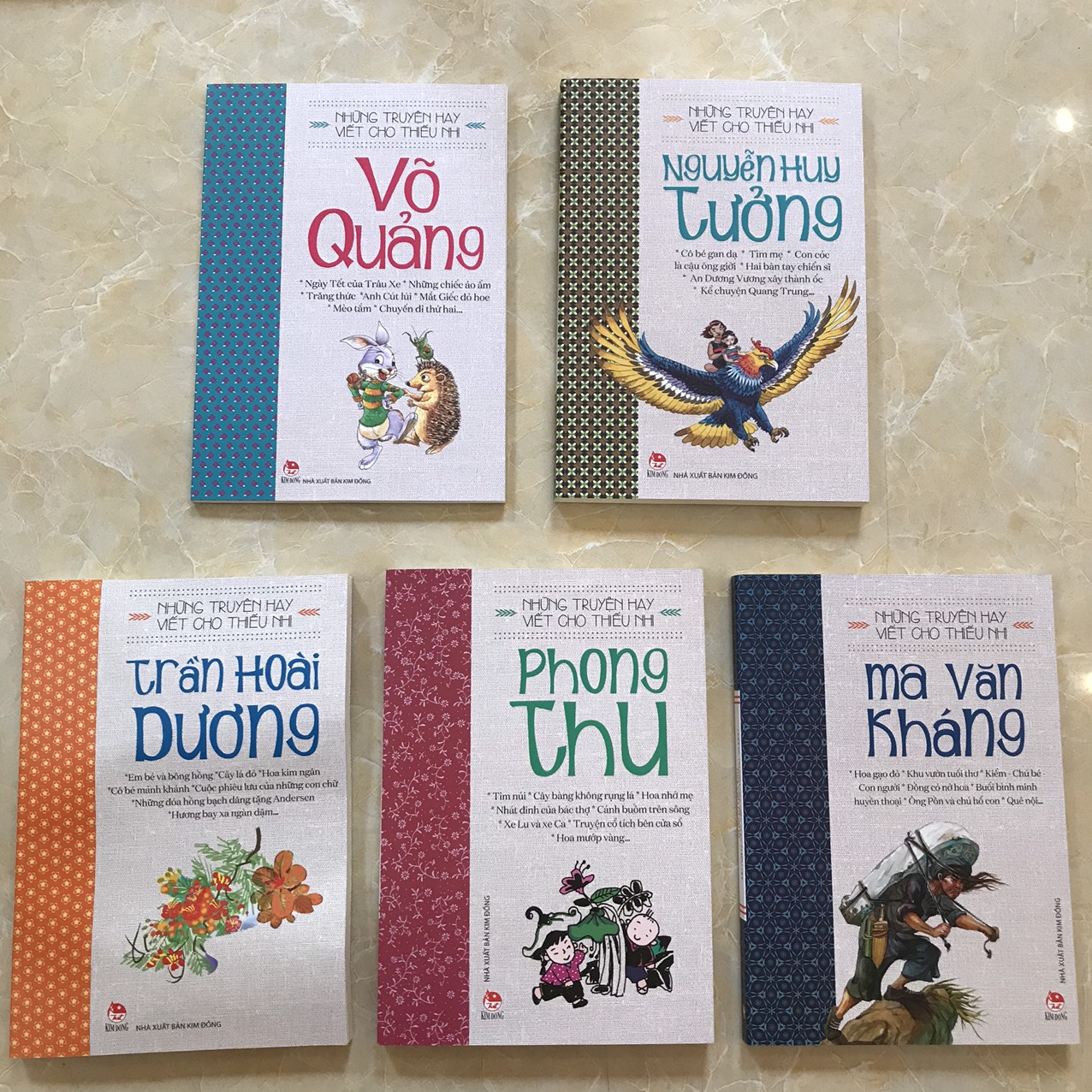 Combo 5 cuốn Những truyện ngắn hay viết cho thiếu nhi: Võ Quảng, Nguyễn Huy Tưởng, Trần Hoài Dương, Phong Thu Ma, Văn Kháng