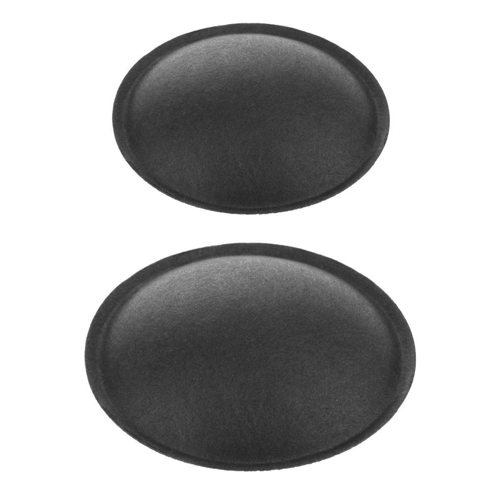 2Pcs Speaker Dust Cap Bass Soft Dome Speaker Repair Parts