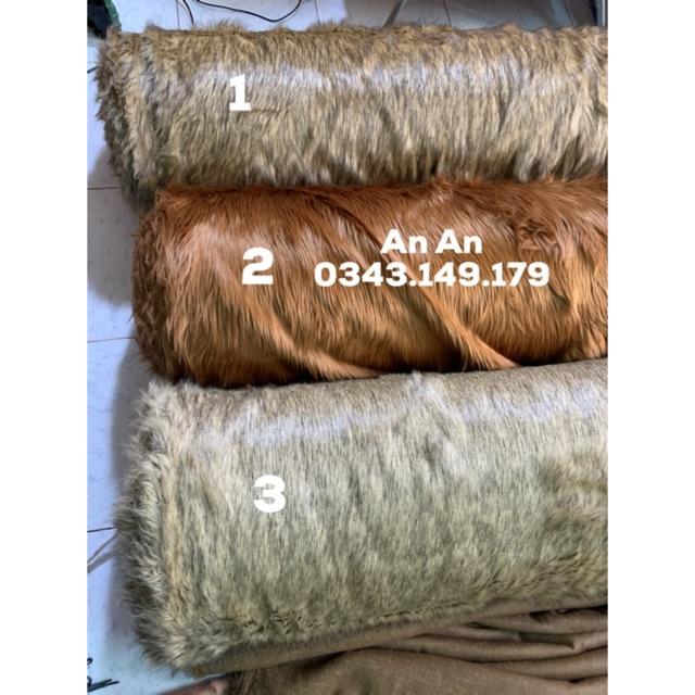 Thảm lông chụp hình màu nâu chuột