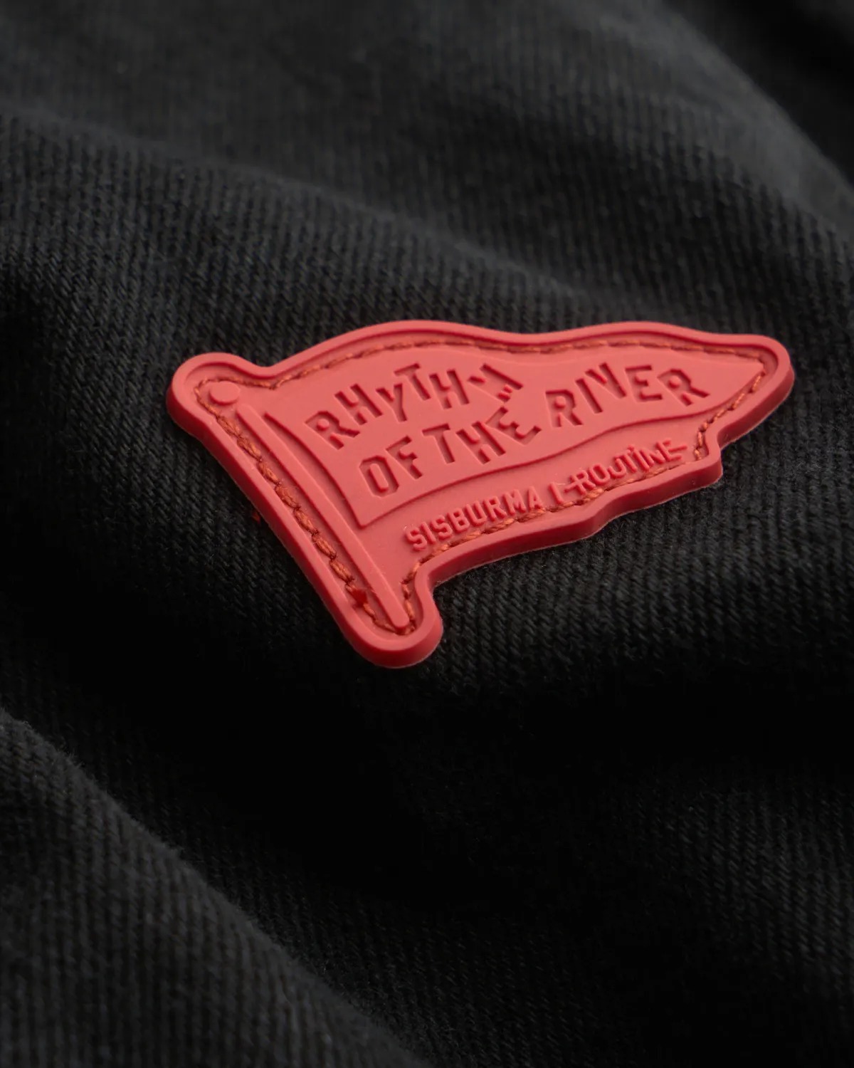 Quần dài denim nam silicone patch.Cocoon - ROUTINE 10F25DPA045