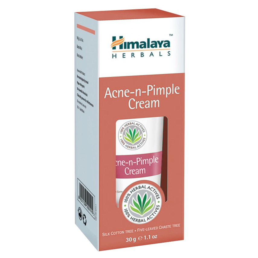 Kem Giảm Thiểu Mụn Trứng Cá/(Hop/Tuyp) Himalaya Acne-n-Pimple Cream 30gm