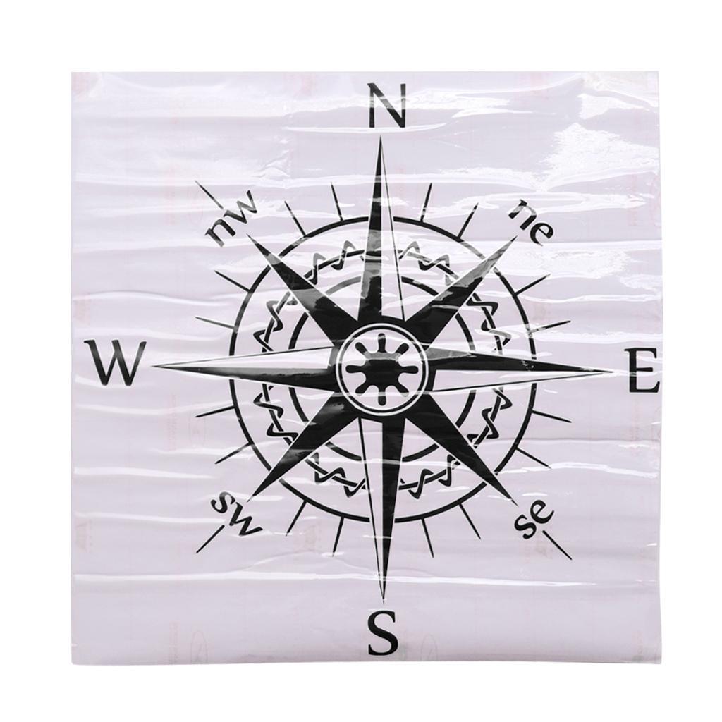 Car Truck Boat Exterior Body Windshield Reflective 3D Sticker Decal Black