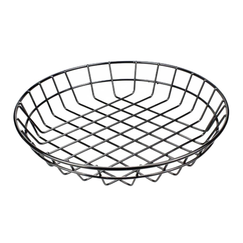 3x L Metal Fast Food Baskets Restaurant Serving for Sandwiches Fries Chips