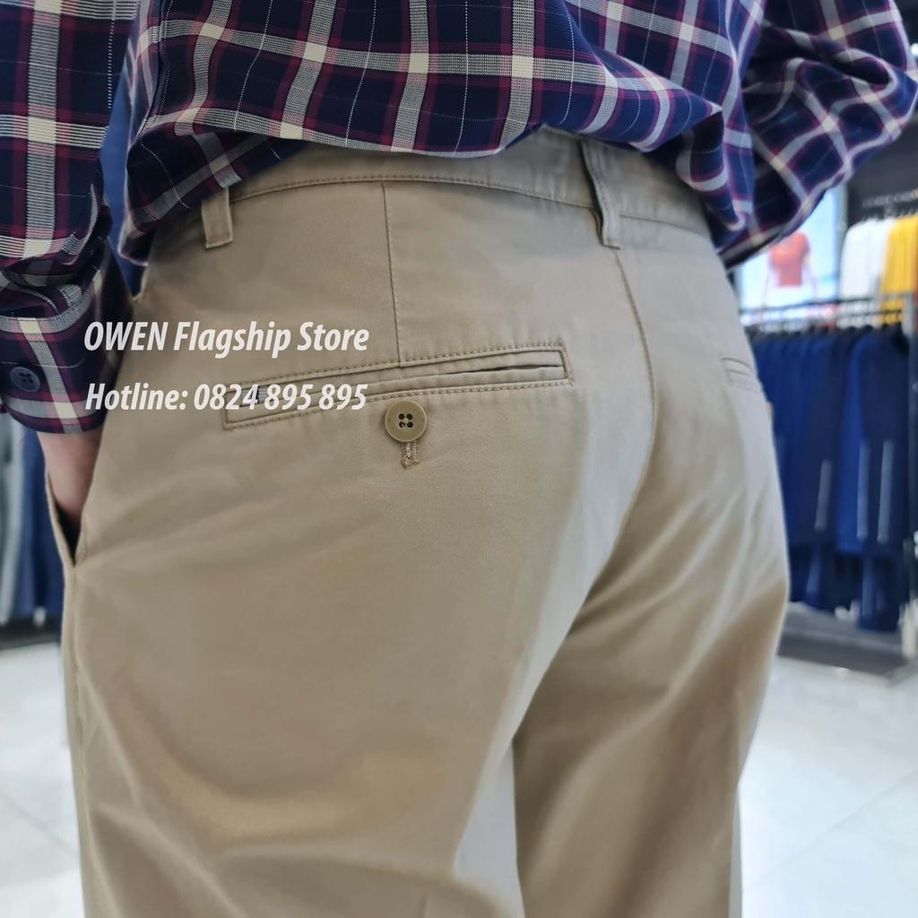 OWEN - Quần kaki nam 100% Cotton dáng SLIMFIT mã QKSL22231