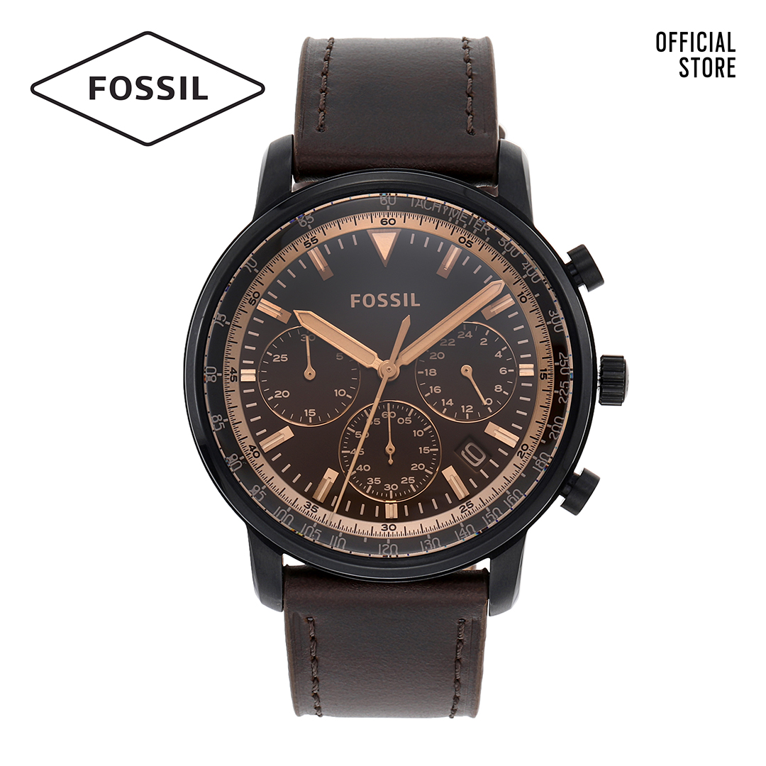 Đồng hồ nam FOSSIL dây da Goodwin FS5529 - màu nâu