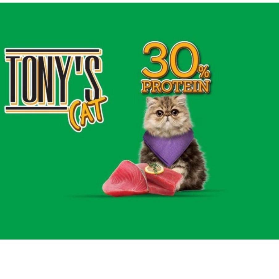 Thức ăn cho mèo dạng hạt Tony Cat túi 500g