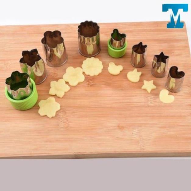 Bộ khuôn cắt tỉa tạo hình rau củ quả 8 món cao cấp