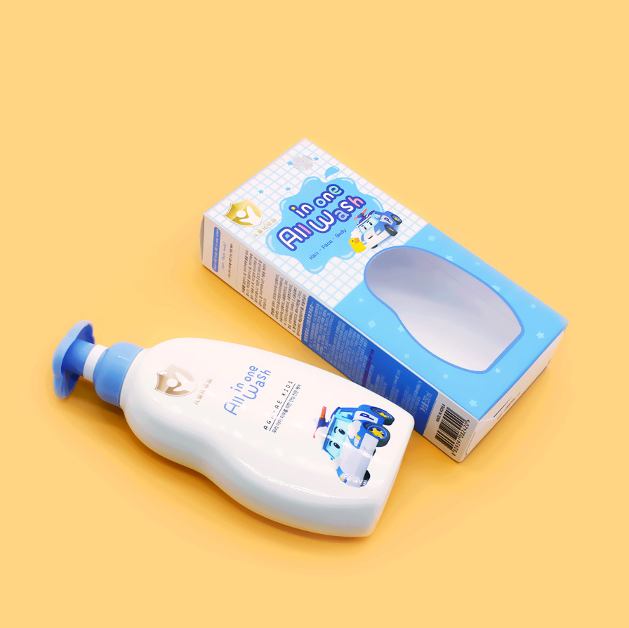 Sữa tắm gội trẻ em dịu nhẹ, dành cho da nhạy cảm nhất Poli Kids Wash Hàn Quốc 350ml