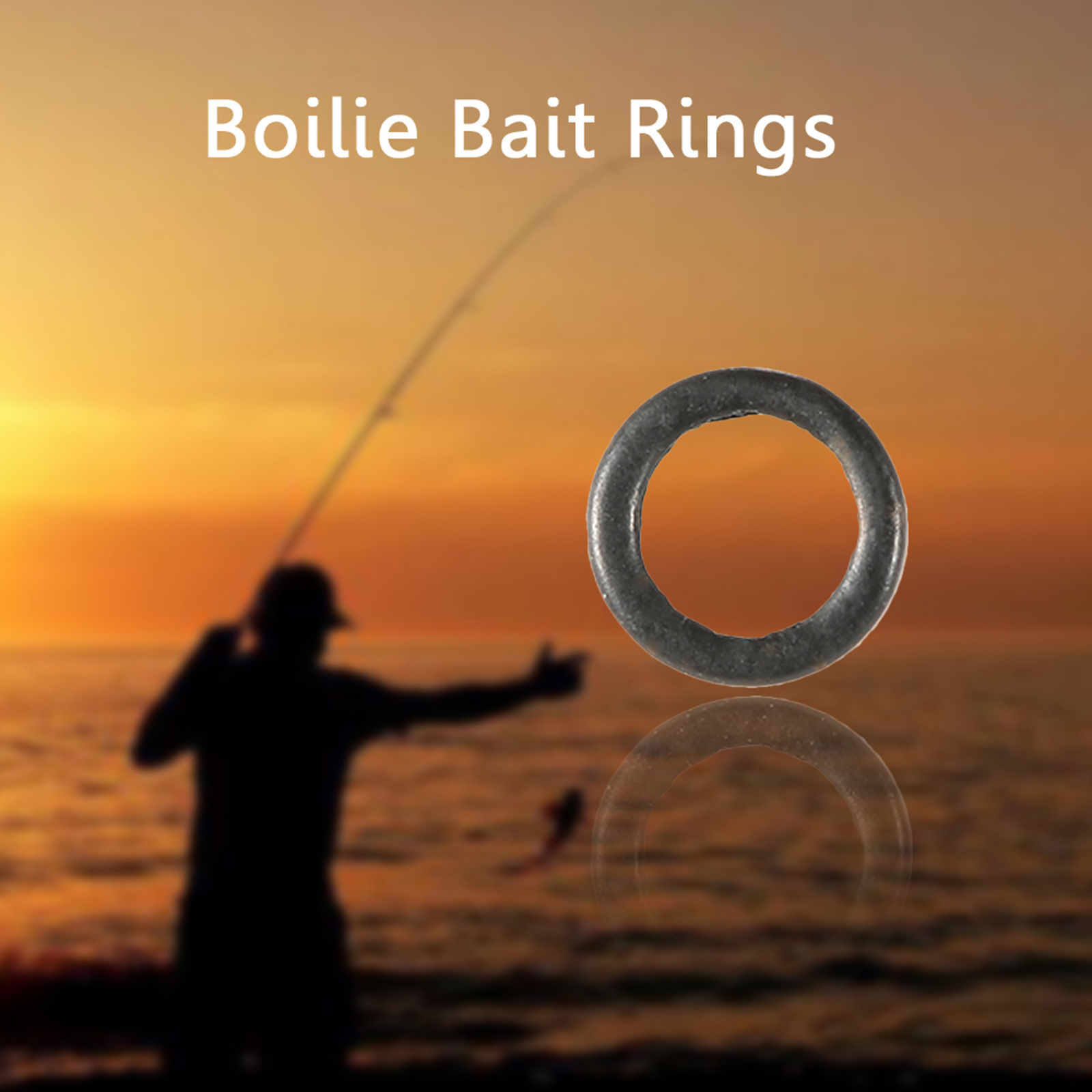 100 Cái Vòng Nhẫn Dụ Mồi Câu Cá