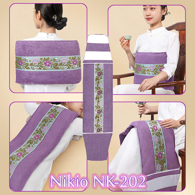 Đệm nhiệt nóng sưởi ấm toàn thân Nikio NK-202 - Dòng cao cấp có khóa dán