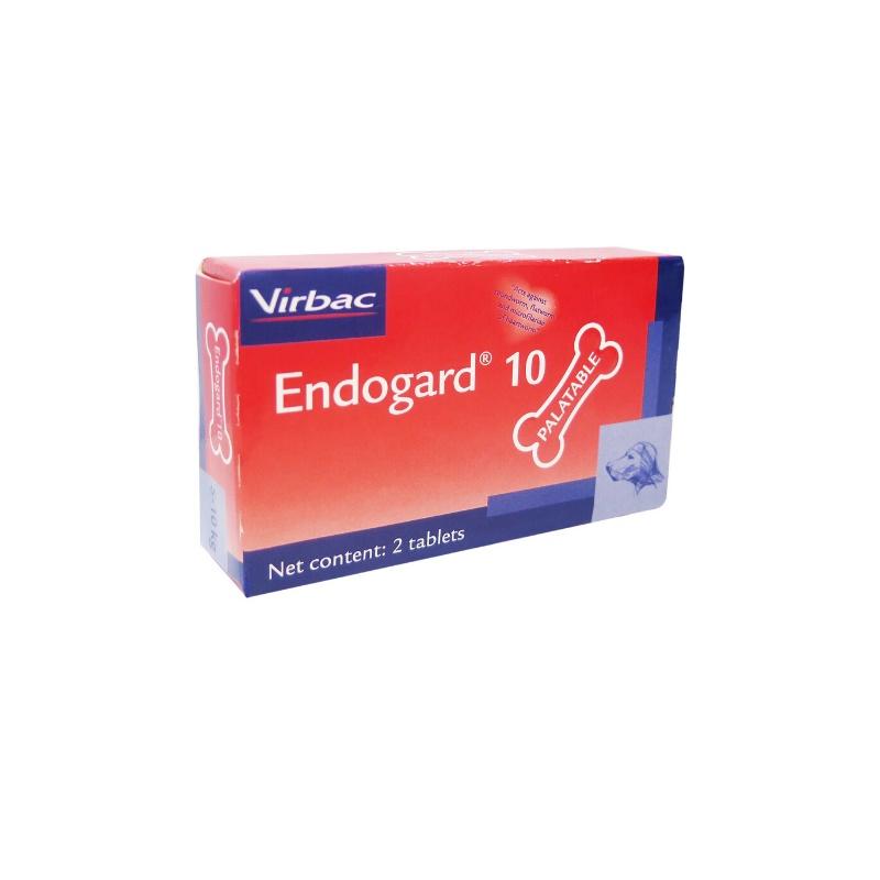 Endogard 10 VirBac - Pháp trừ giun sán và giun tim cho cún cưng - hộp 2 viên