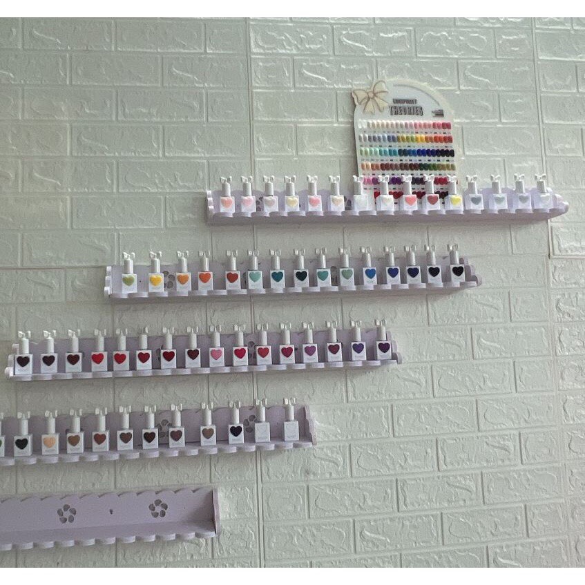 Kệ Nail rời để sơn móng đẹp, tiện lợi dễ lắp đặt - Chất liệu Gỗ nhựa