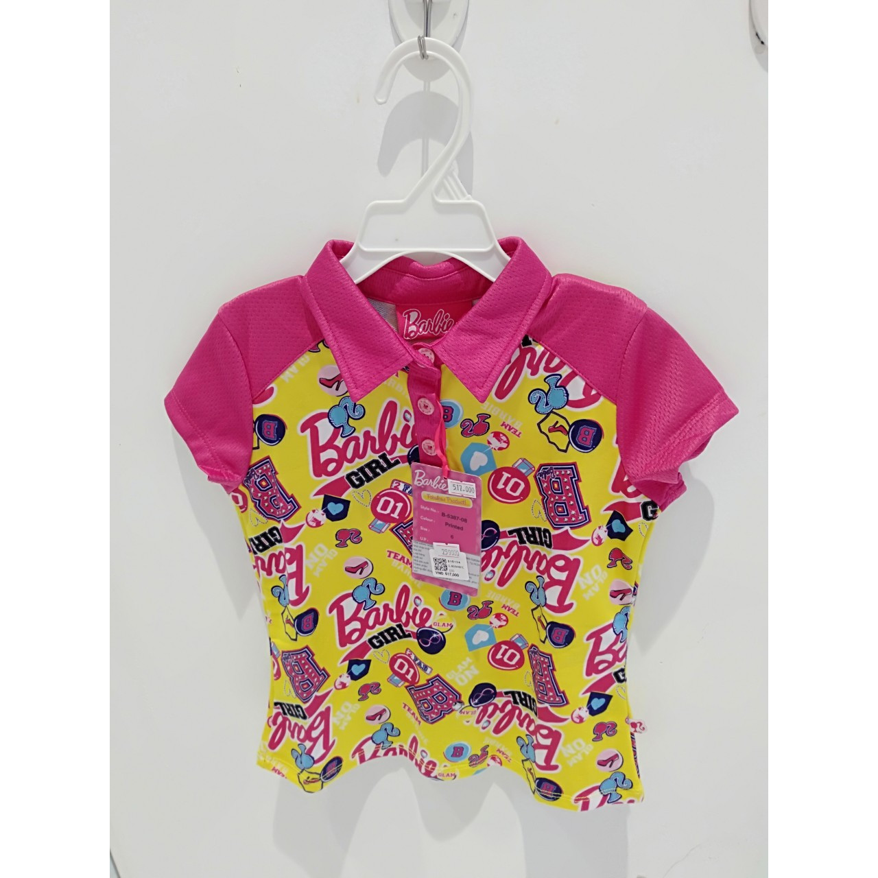 Áo Thun polo T-shirt Barbie B-5387-08