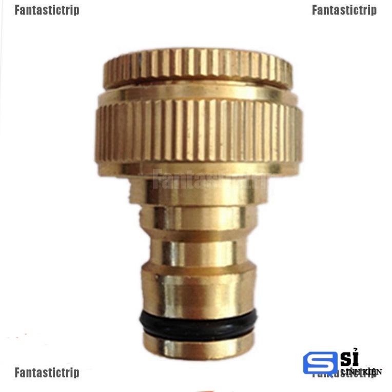 Đầu nối ống nước bằng đồng thau nhanh 1 / 2 " 3 / 4 "