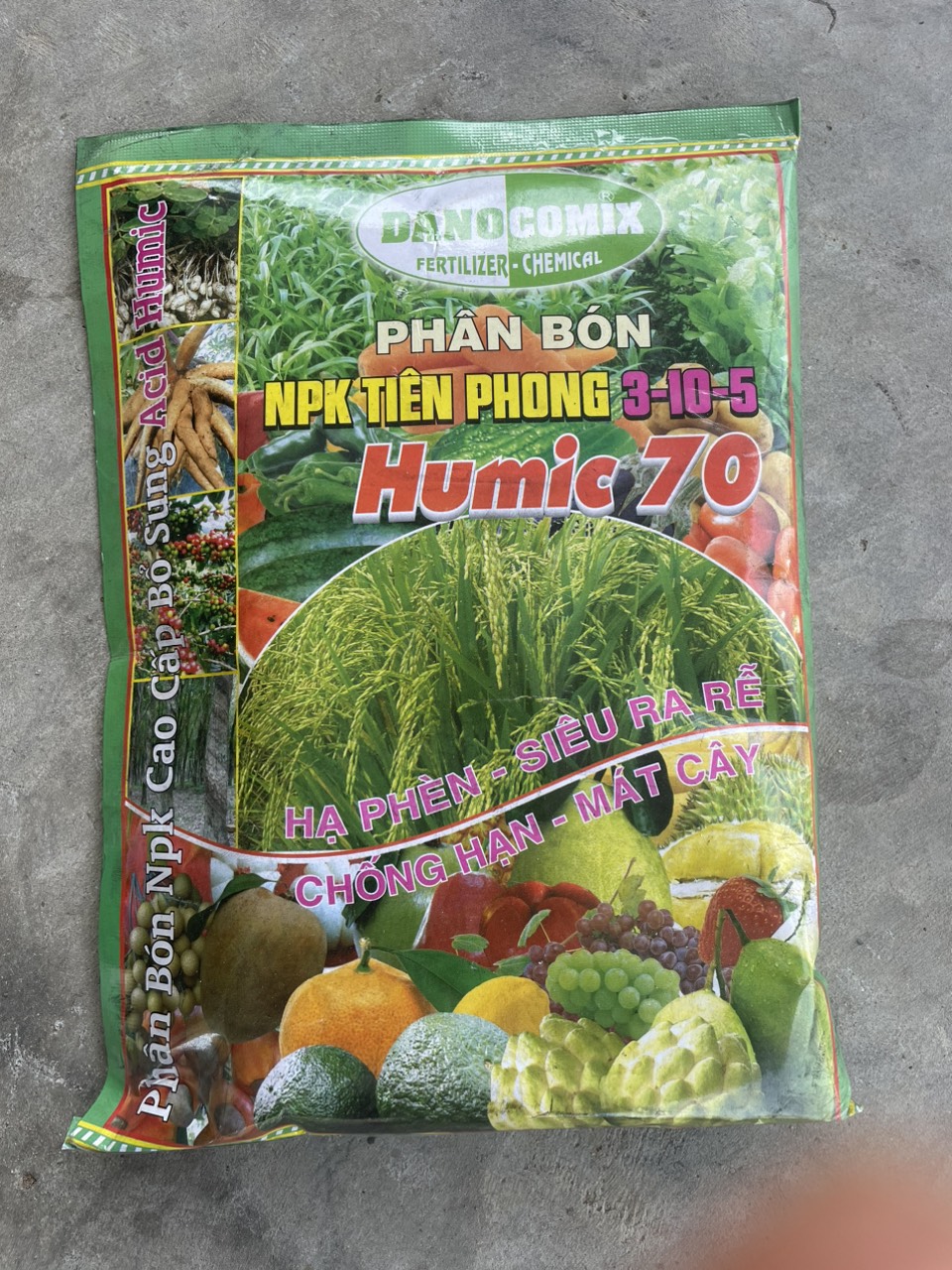 Phân bón kích rễ Humic Acid 1kg - Hạ phèn, cải tạo đất