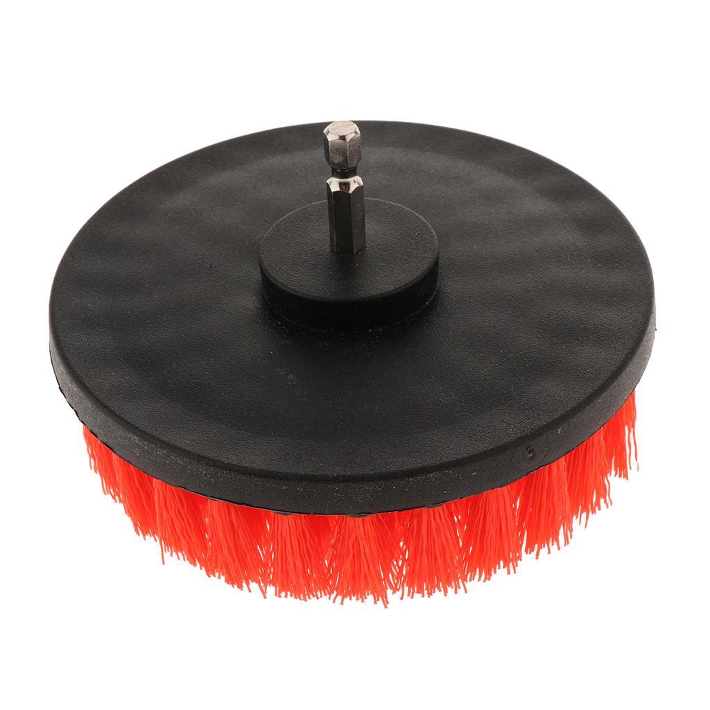 3 Pieces Drill Brush Attachment Set Cleaning Power Scrubber Scrub Tile Grout 2.5, 3.5, 5 inch