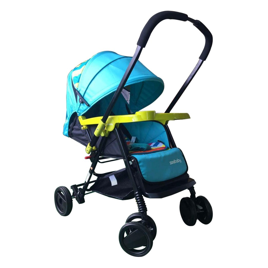 Xe Đẩy Trẻ Em 2 Chiều Seebaby T11-BLUE - Mẫu Mới 2017