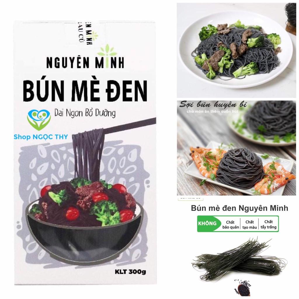 Bún gạo lứt mè đen (mì gạo) Nguyên Minh 300gr