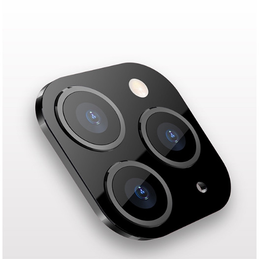 Miếng Ốp Camera Giả IPhone 11 ProMax Màu Đen - Phiên Bản Mắt Lồi Giống Thật 99%