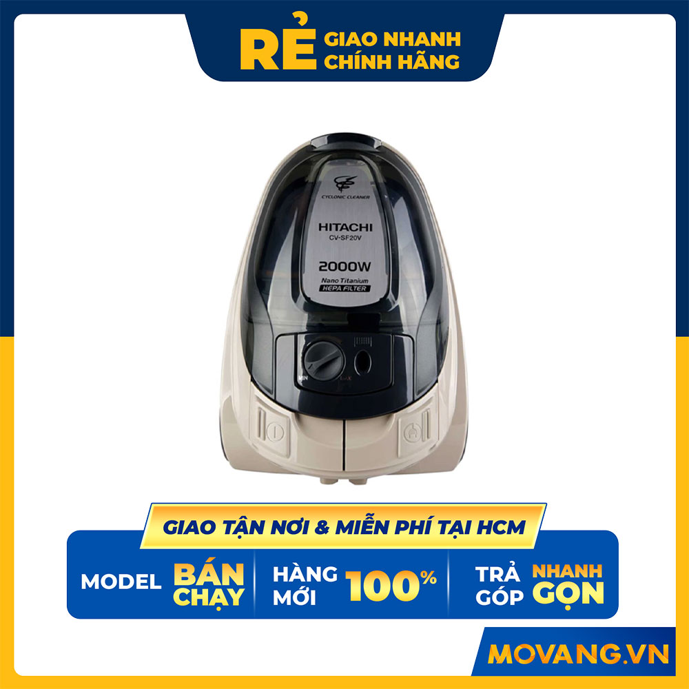 Máy Hút Bụi Hitachi SF20V - Nâu Kem - Hàng chính hãng