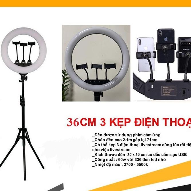 248. Đèn livestream 3 chế độ sáng size 33cm