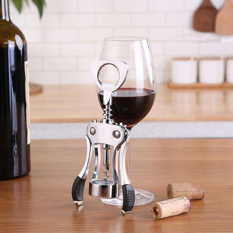Dụng Cụ Mở Nắp Chai Hình Cá Ngựa 2 Trong 1 Đa Năng