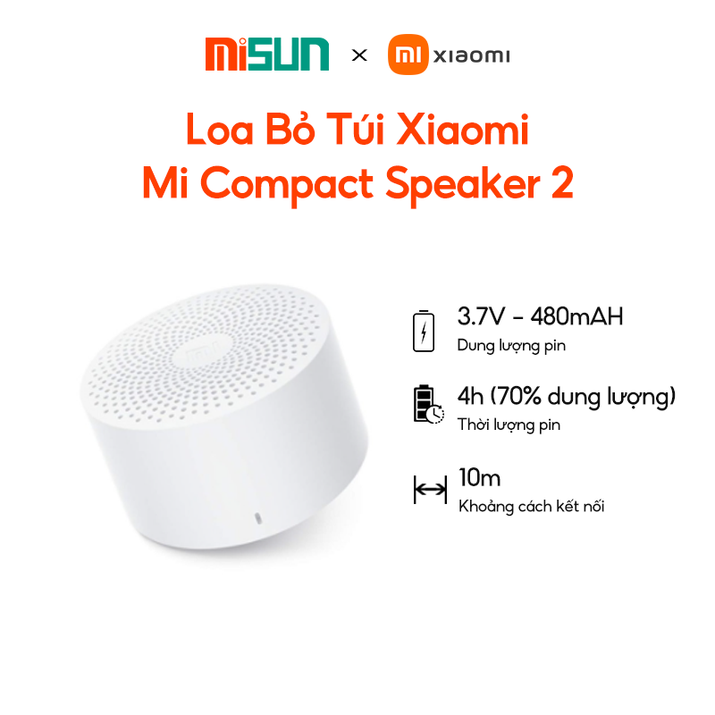 Loa Bỏ Túi Xiaomi Mi Compact Speaker 2 - Hàng chính hãng