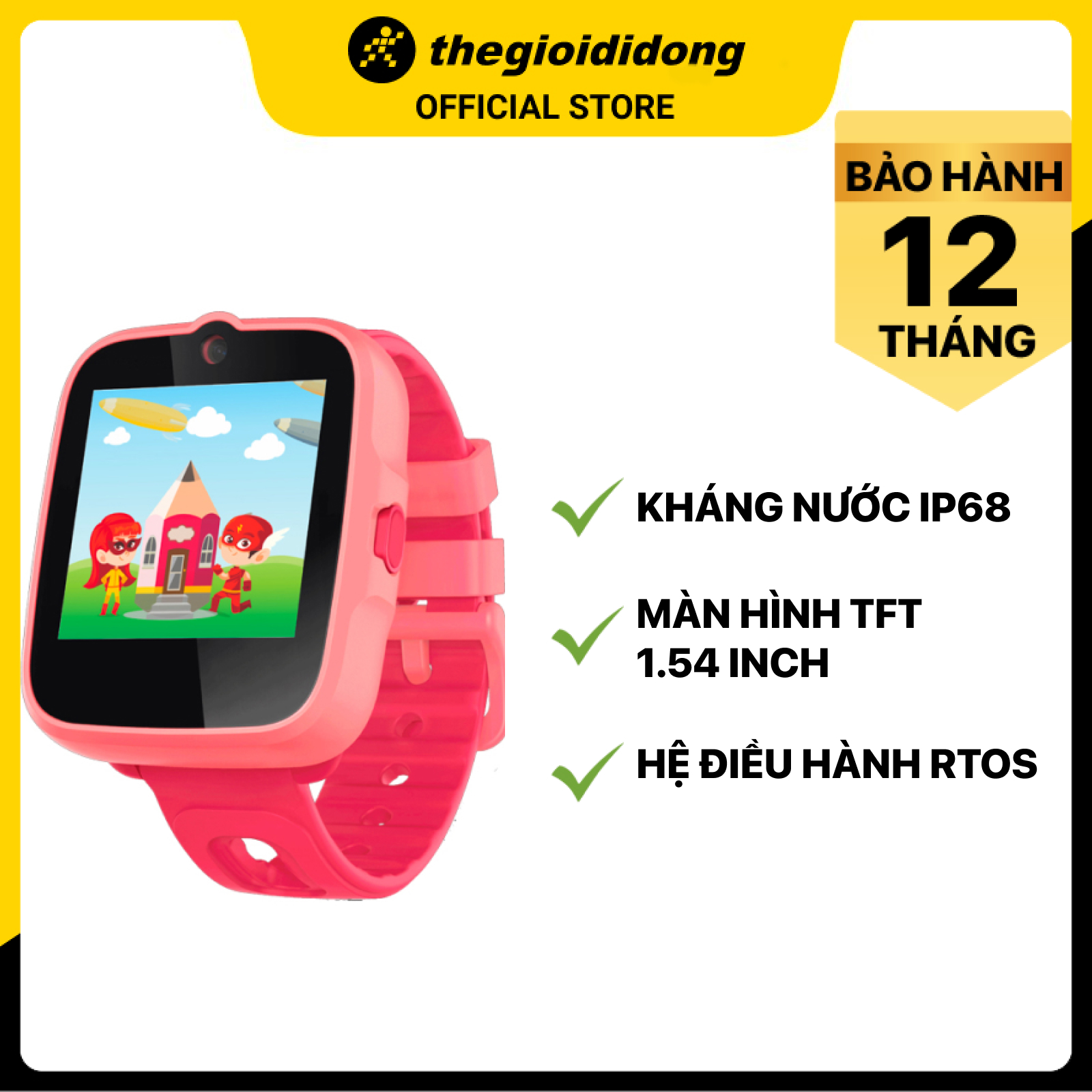 Đồng hồ Masstel Super hero 4g định vị trẻ em Chính Hãng