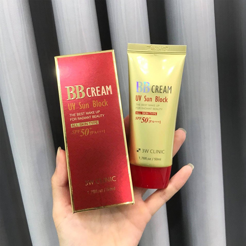 UV Sun Block BB Cream  Kem nền  trang điểm chống nắng BB craem