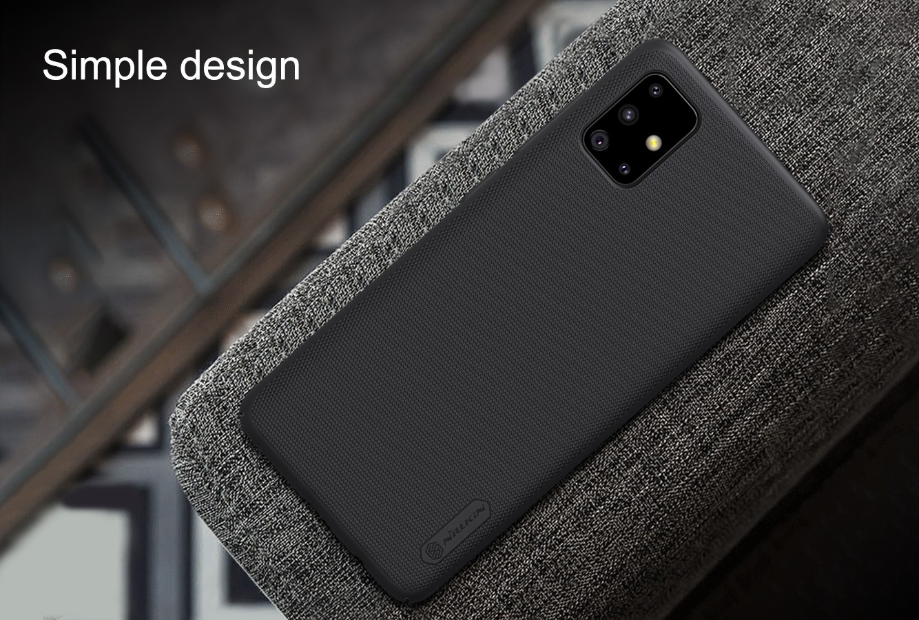 Ốp lưng Galaxy A51 Nillkin sần chống trơn - Hàng chính hãng