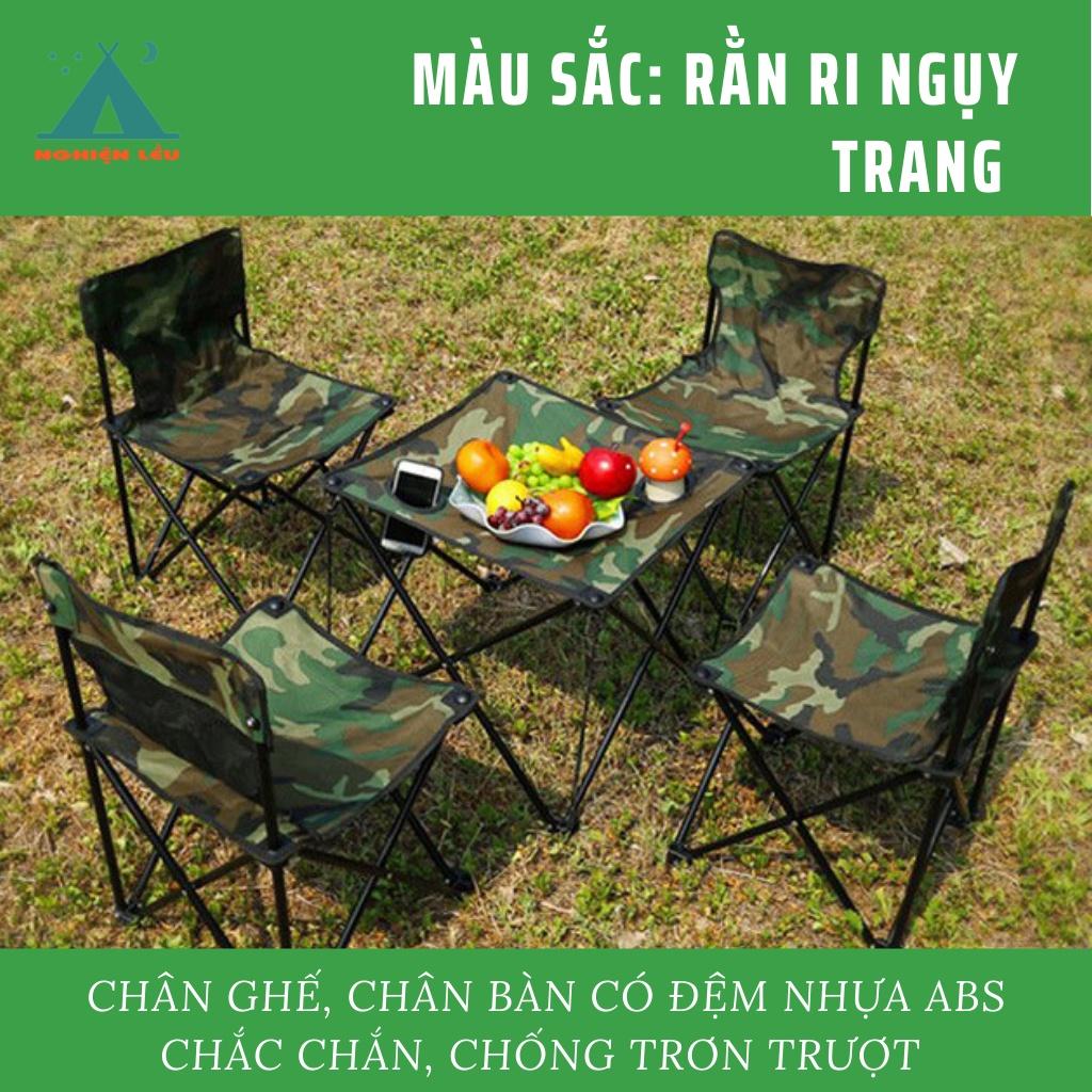 Bộ Bàn Ghế Cắm Trại Dã Ngoại Siêu Bền