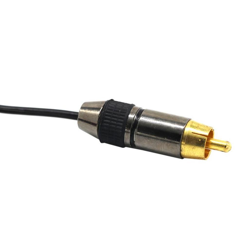 Gold-Plated 3.5mm Female to 2 RCA Male Y Splitter Audio Adapter Cable