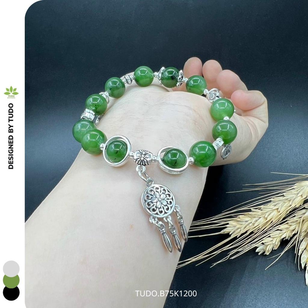 Vòng Tay Nữ Đẹp - Vòng Phong Thủy Đa Mệnh TUDO VCBNB AG925 B75K1200 Charm Dreamcatcher - Bình An