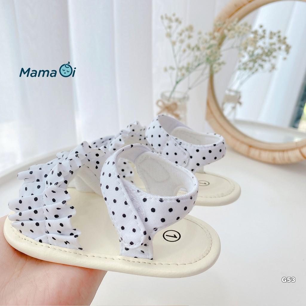 Giày sandal tập đi đế vải lót da êm chân cho bé tập đi của Mama Ơi - Thời trang cho bé