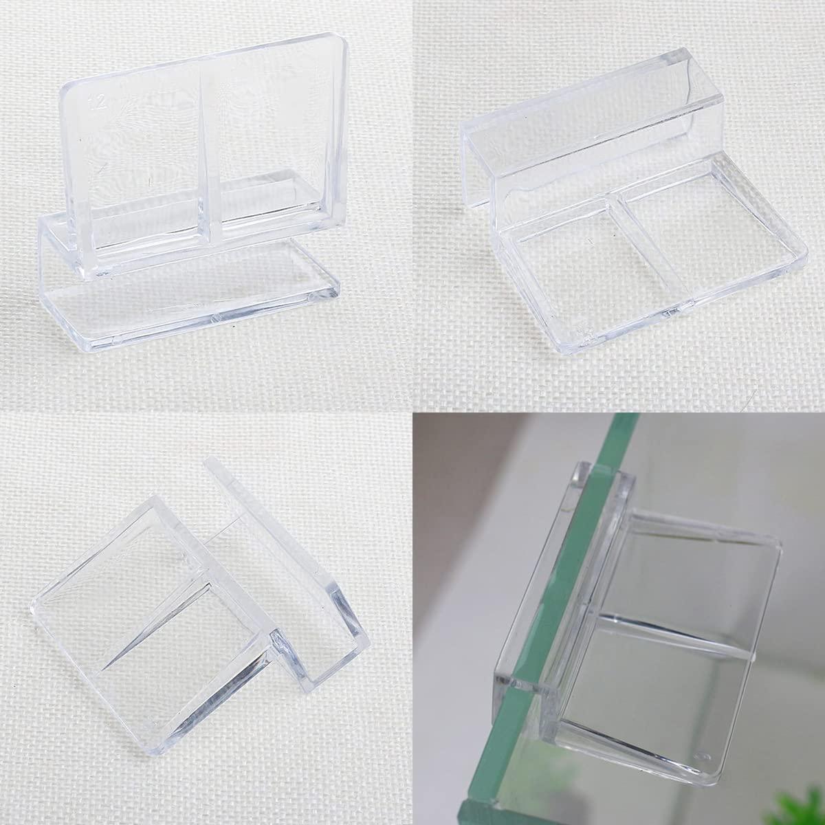 Các clip bảo vệ thủy tinh thủy tinh, các clip hỗ trợ hồ cá, hỗ trợ acrylic, bể chứa bể bể chứa cho bể cá , 4 pc