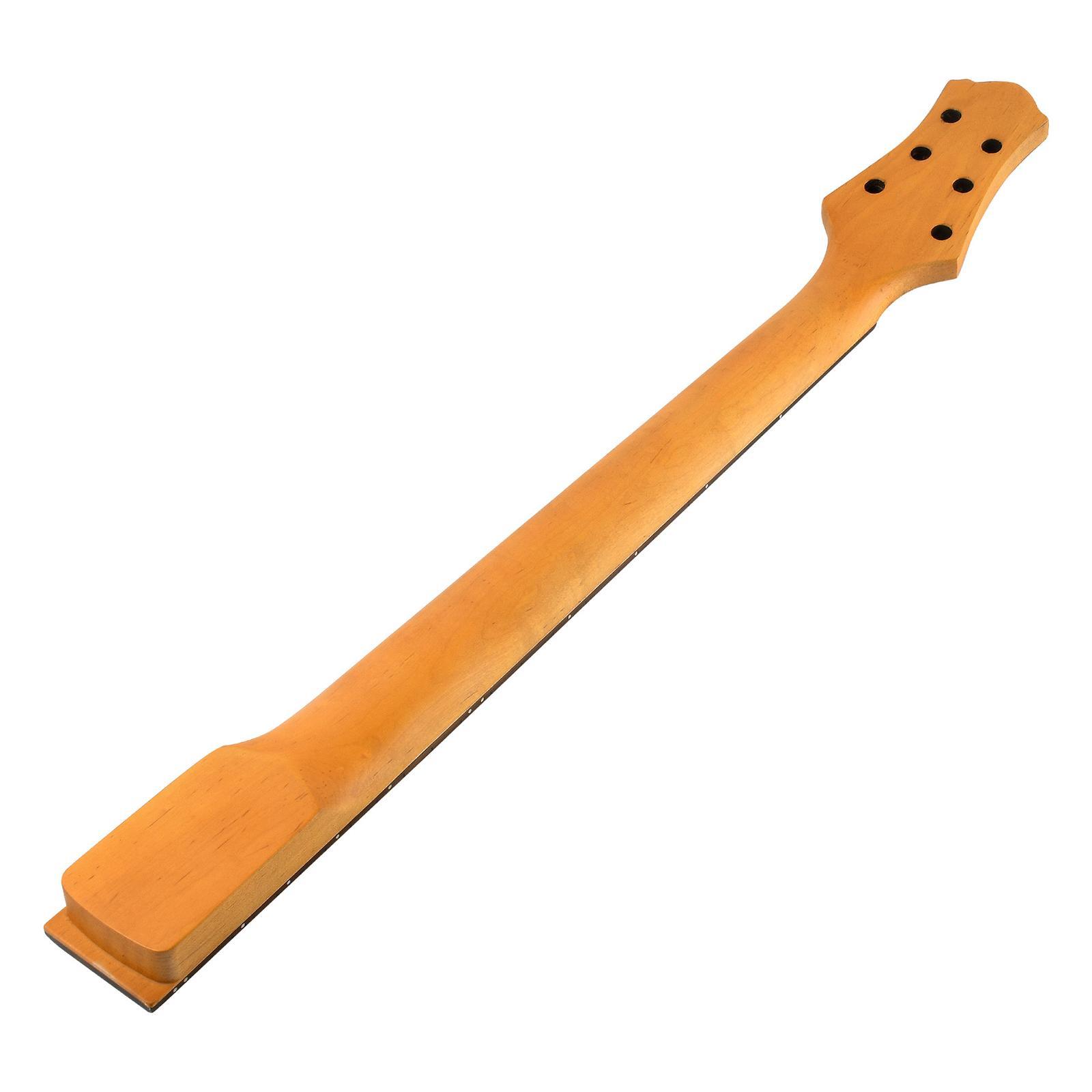 Electric Guitar Neck Replacements, 24 Frets Electric Guitar neck Rosewood Fretboard for Electric Guitar DIY Parts