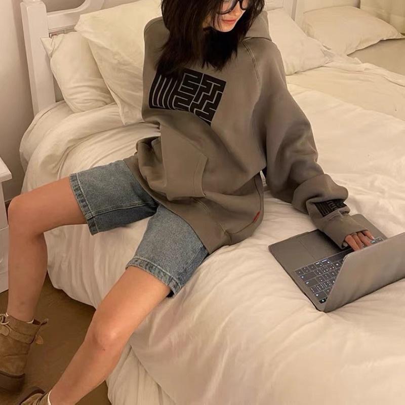 Áo Hoodie Nỉ Bông Dày Dặn Unisex Cho Cả Nam Và Nữ Phong Cách Ulzzang