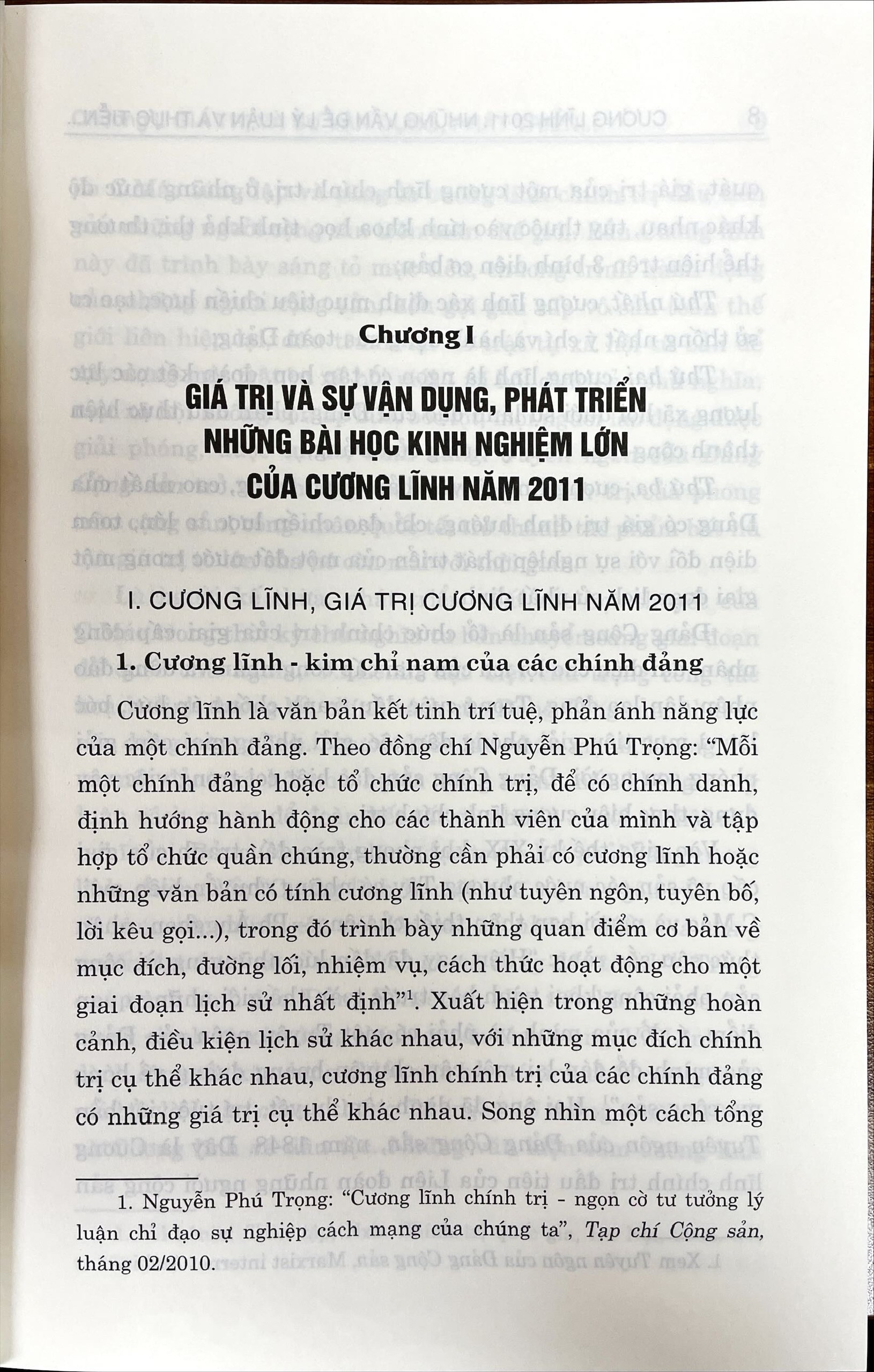 Cương lĩnh 2011: Những vấn đề lý luận và thực tiễn qua 10 năm thực hiện