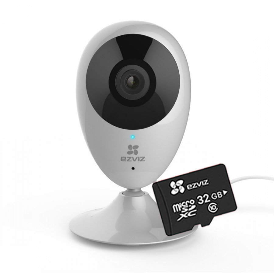 Combo Camera IP Wifi Ezviz C2C (CS-CV206) + Thẻ nhớ Ezviz 32GB - Hàng chính hãng