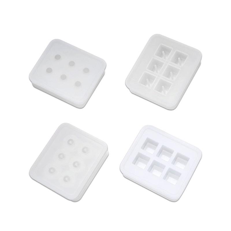 Khuôn Silicone Làm Hạt Xỏ Dây Có Xỏ Lỗ - Trường Thịnh Sài Gòn