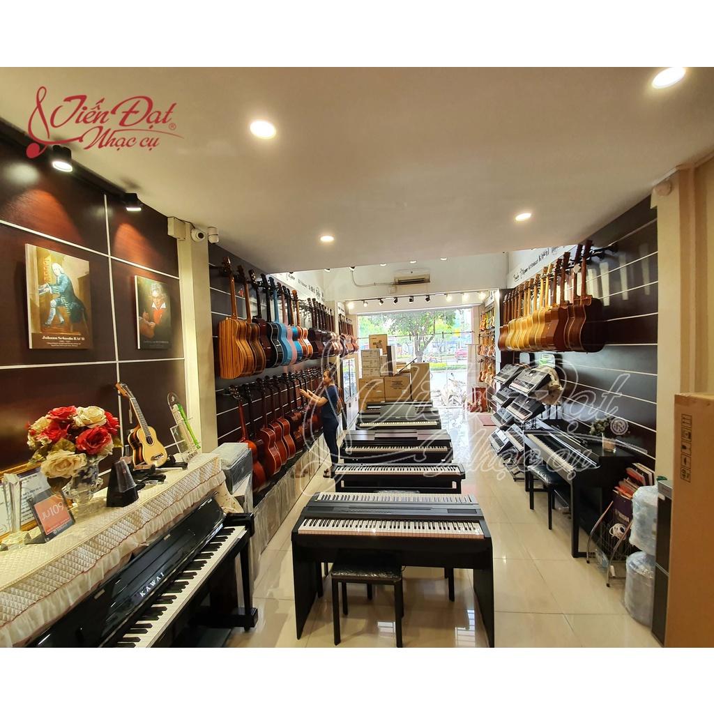 Khăn Phủ Đàn Piano Màu Cafe Họa Tiết Nốt Nhạc KC-04B