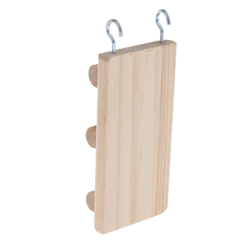 Hamster Chew Toy Wooden Hanging Climbing Ladder For Small Pet Mouse Rat Mice