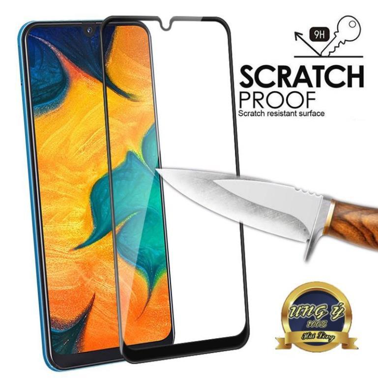 Kính cường lực 9D bảo vệ toàn màn hình cho Samsung Galaxy A7 A9 A8 2018 M20 M10 A10 A50