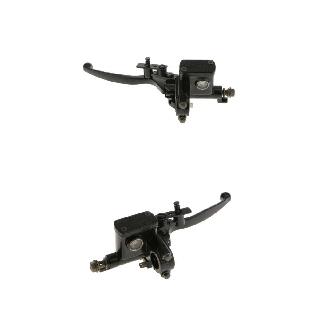 Left and Right Hydraulic Brake Master Cylinder Lever 50 70 90 125cc ATV Quad