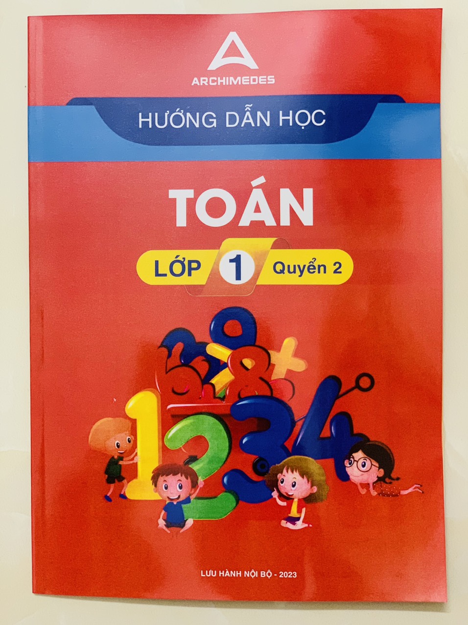 Sách - Combo 4 cuốn Hướng dẫn học toán lớp 1 trường Archimedes school - Mới 2023